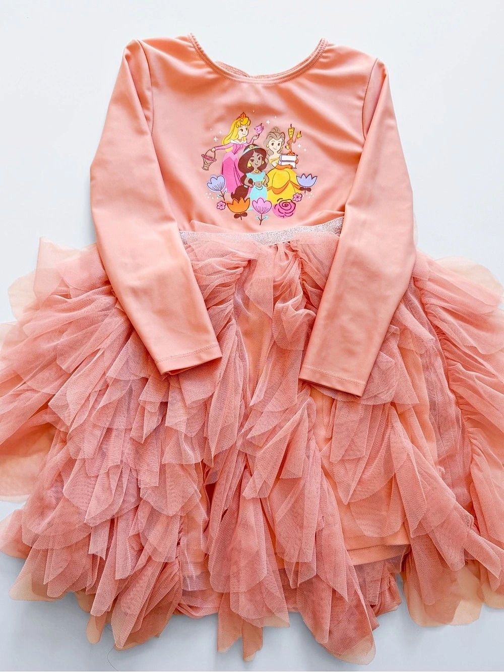 Joe Fresh x Disney Girls' Pink Princess Tulle Dress